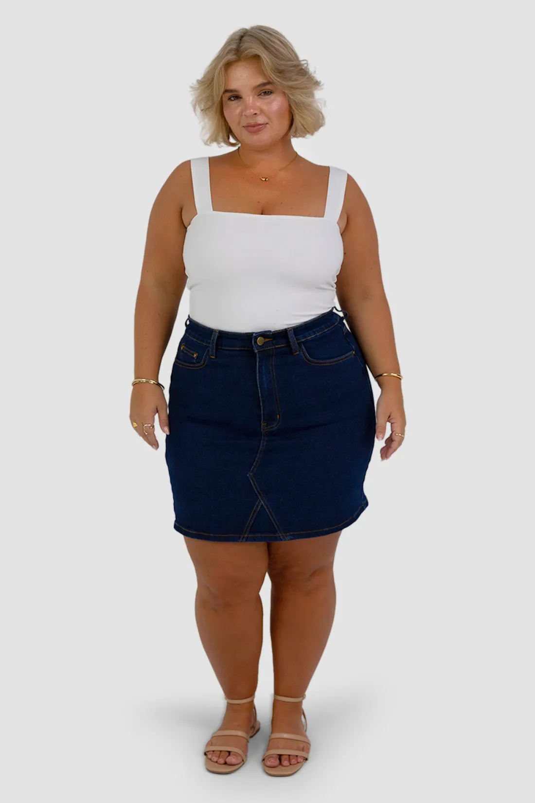 Fayt Denim | Jeans | TAYO DENIM SKIRT MIDNIGHT BLUE