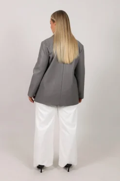 Fayt Jackets, Knits & Coats | XANDER PU LEATHER JACKET GREY