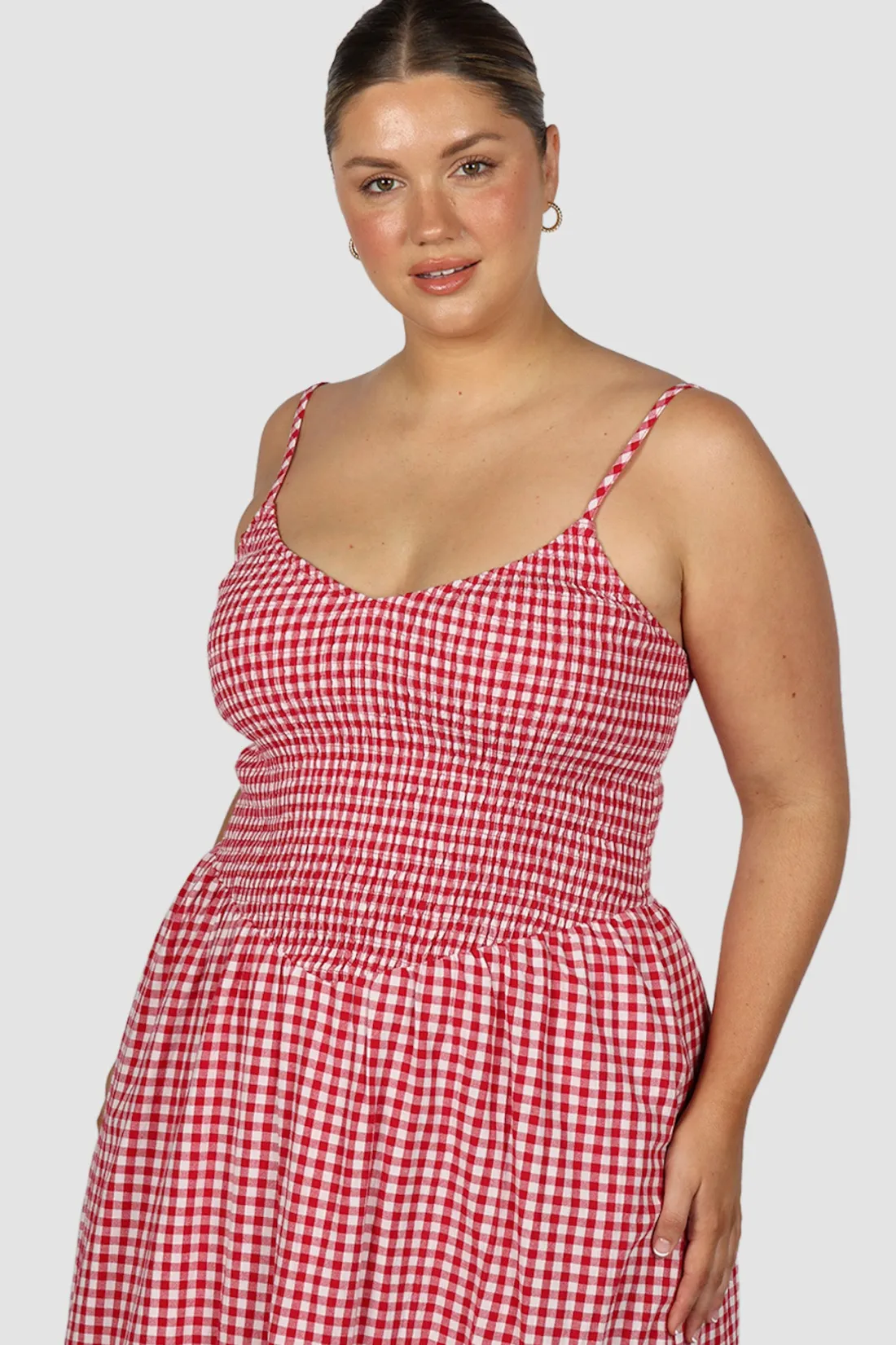 Fayt Dresses | Dresses | YARA DRESS RED GINGHAM