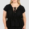 Fayt Tops | Sets | ZADIE TOP BLACK