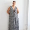 Fayt Skirts | Sets | ZYLA MAXI SKIRT B&W GINGHAM